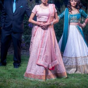 Indian Lehenga Choli in Pink (3 piece set)